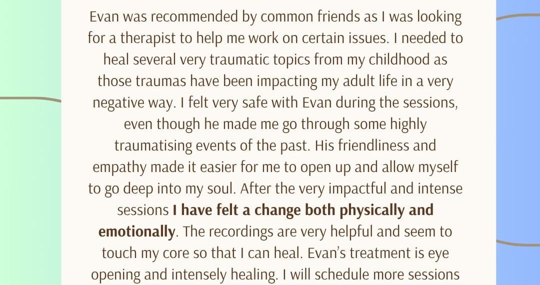 Evan Mazis Therapy