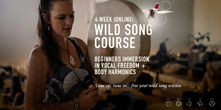 Vocal Freedom & Body Harmonics: 4 Week (online) Beginners Immersion