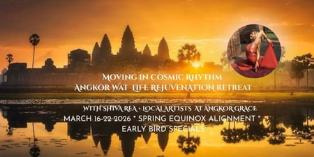 Moving in Cosmic Rhythm - Prana Flow Yoga Equinox Retreat at Angkor Wat With Shiva Rea