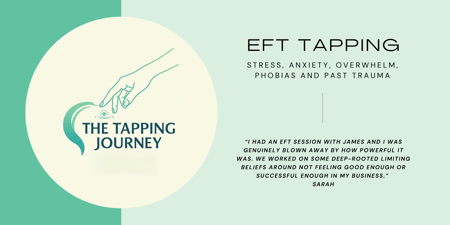 EFT Tapping – 1:1 Session to Release Stress, Overwhelm, Trauma & Phobias