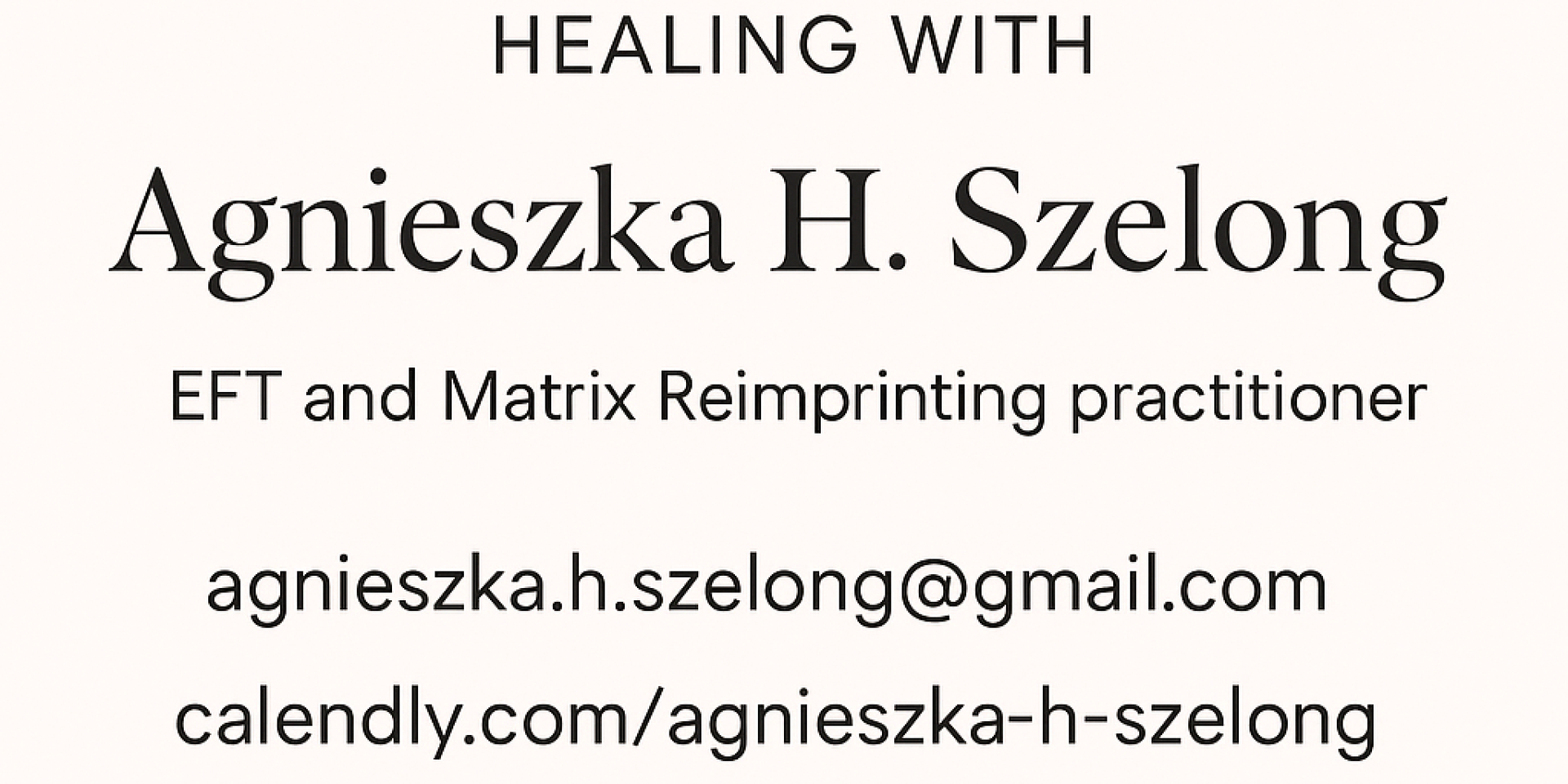 EFT & Matrix Reimprinting Session
