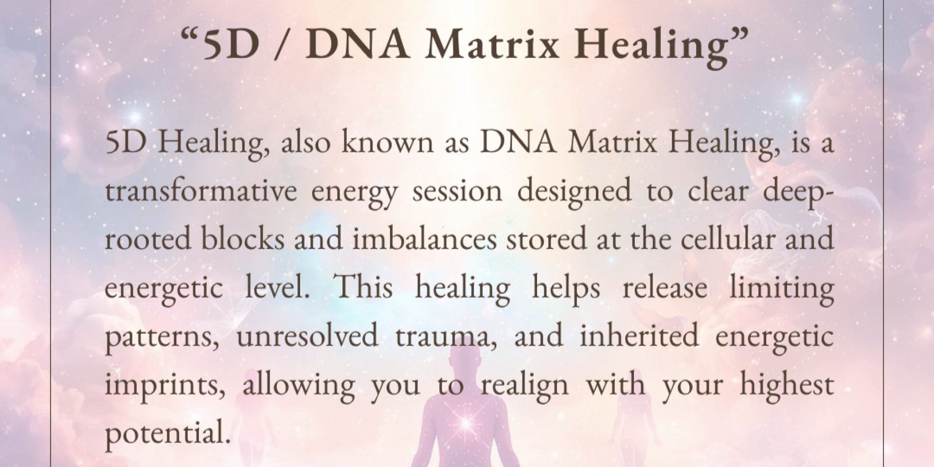 5D DNA Matrix Healing